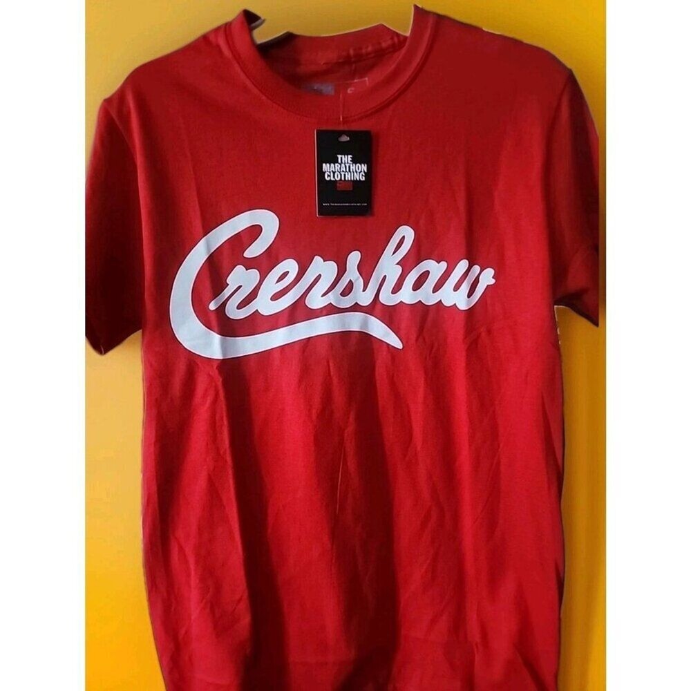 The Marathon Clothing “Crenshaw” Compton HipHop Small T-shirt NWT A109 Excellent